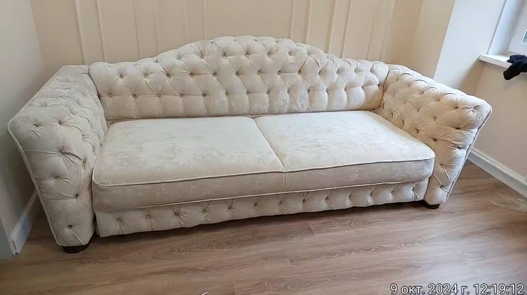 Замена обивки дивана на дому. Бокситогорск